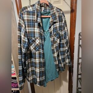 Plaid Flannel Jacket for Men
